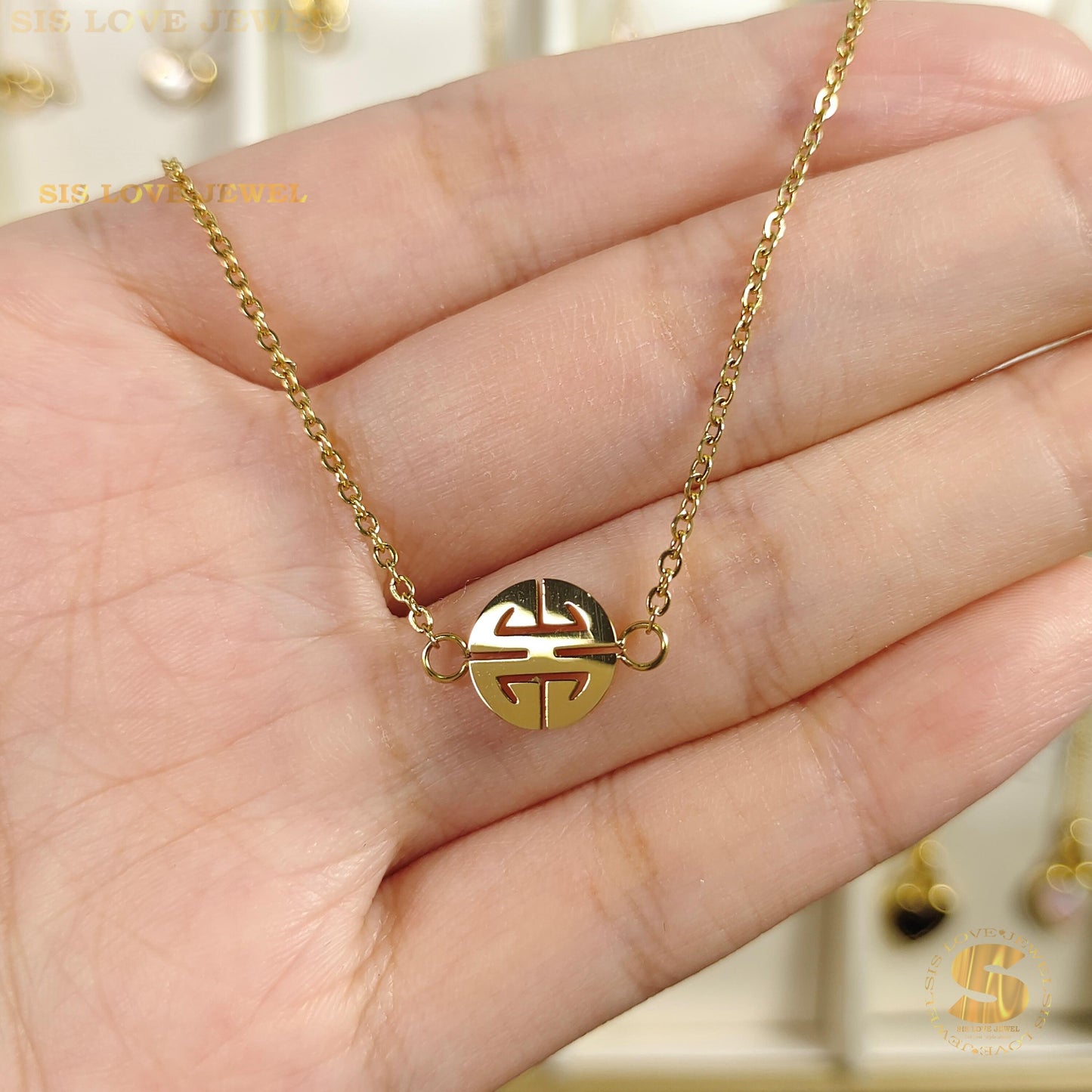 Fortune Charm Gold Plated Bracelet A003