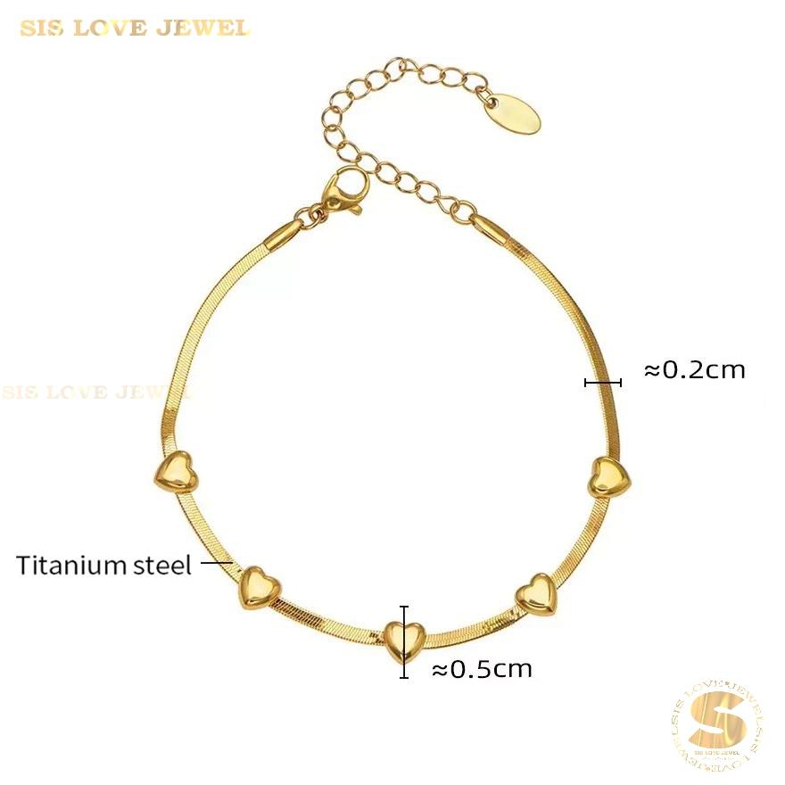 Delicate Love Station Bracelet B251 B252