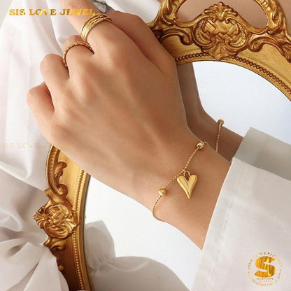Pure Love Adjustable Chain Bracelet B018