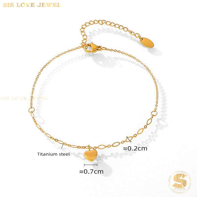 Love Tag Chain Anklet A030