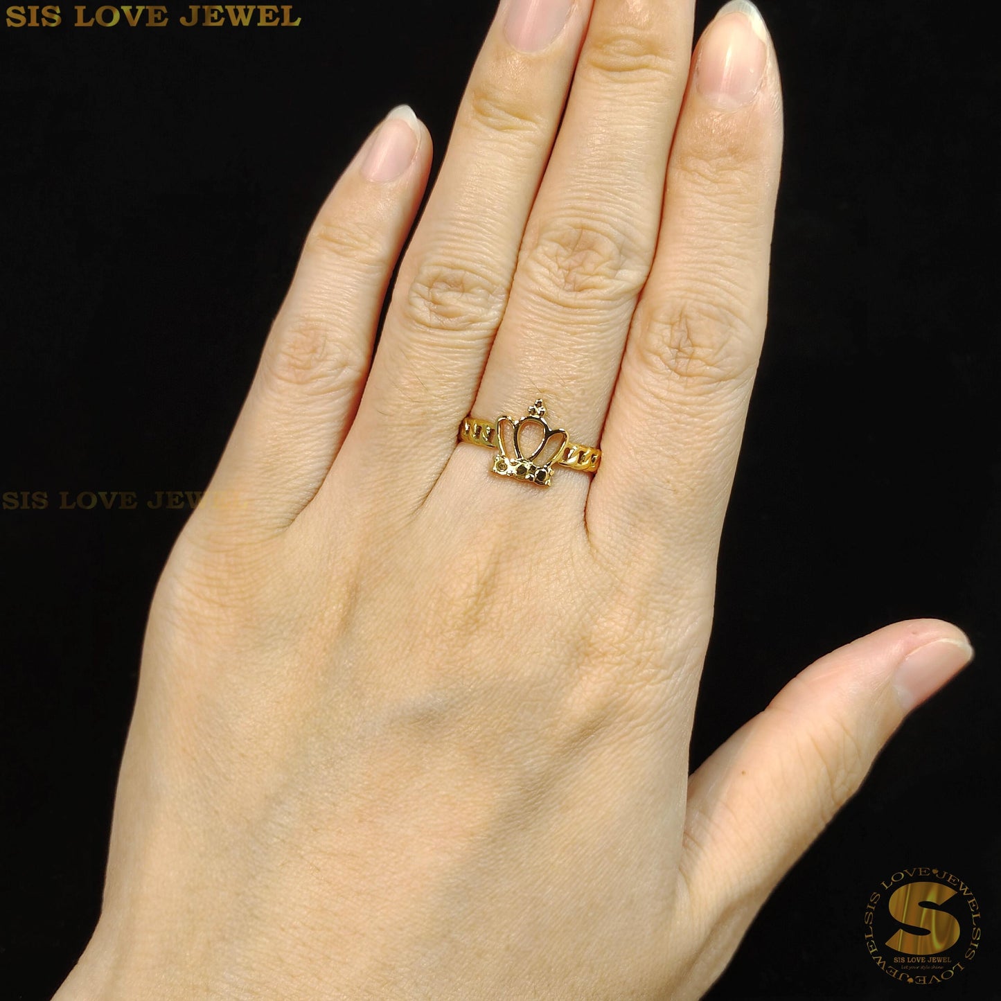 Royal Crown Adjustable Ring R083