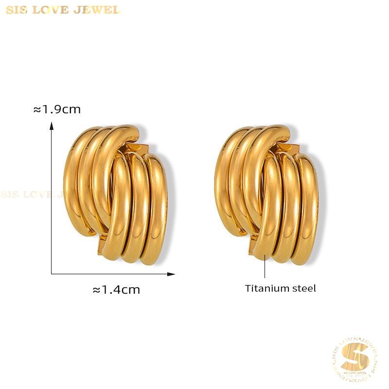 Minimalist Cross Stud Earrings S032