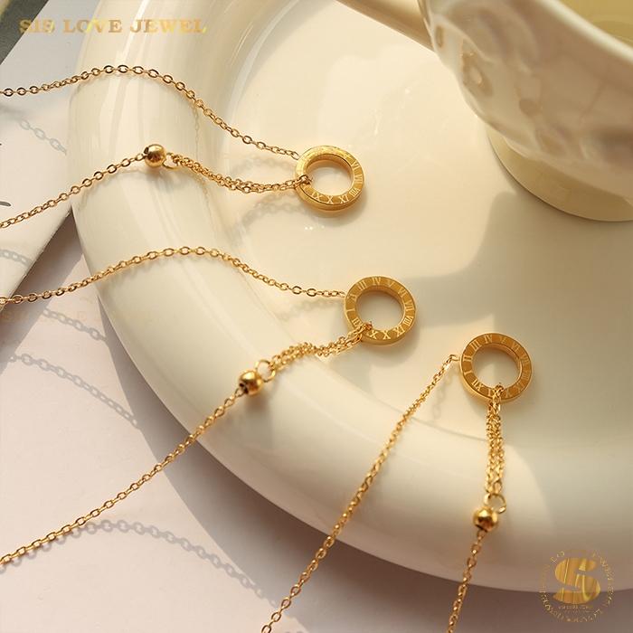 Roman Numeral Necklace N054
