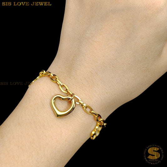 Love Charm Chain Bracelet B173