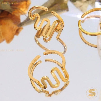 Simple Adjustable Ring R013