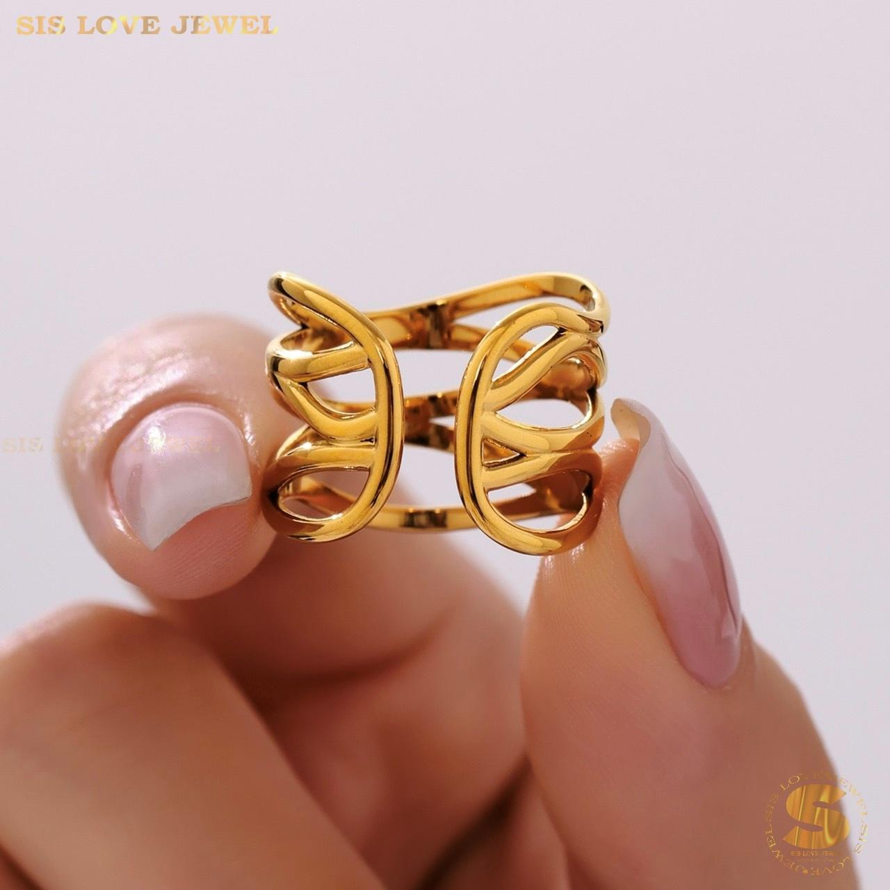 Adjustable Cross Ring R127