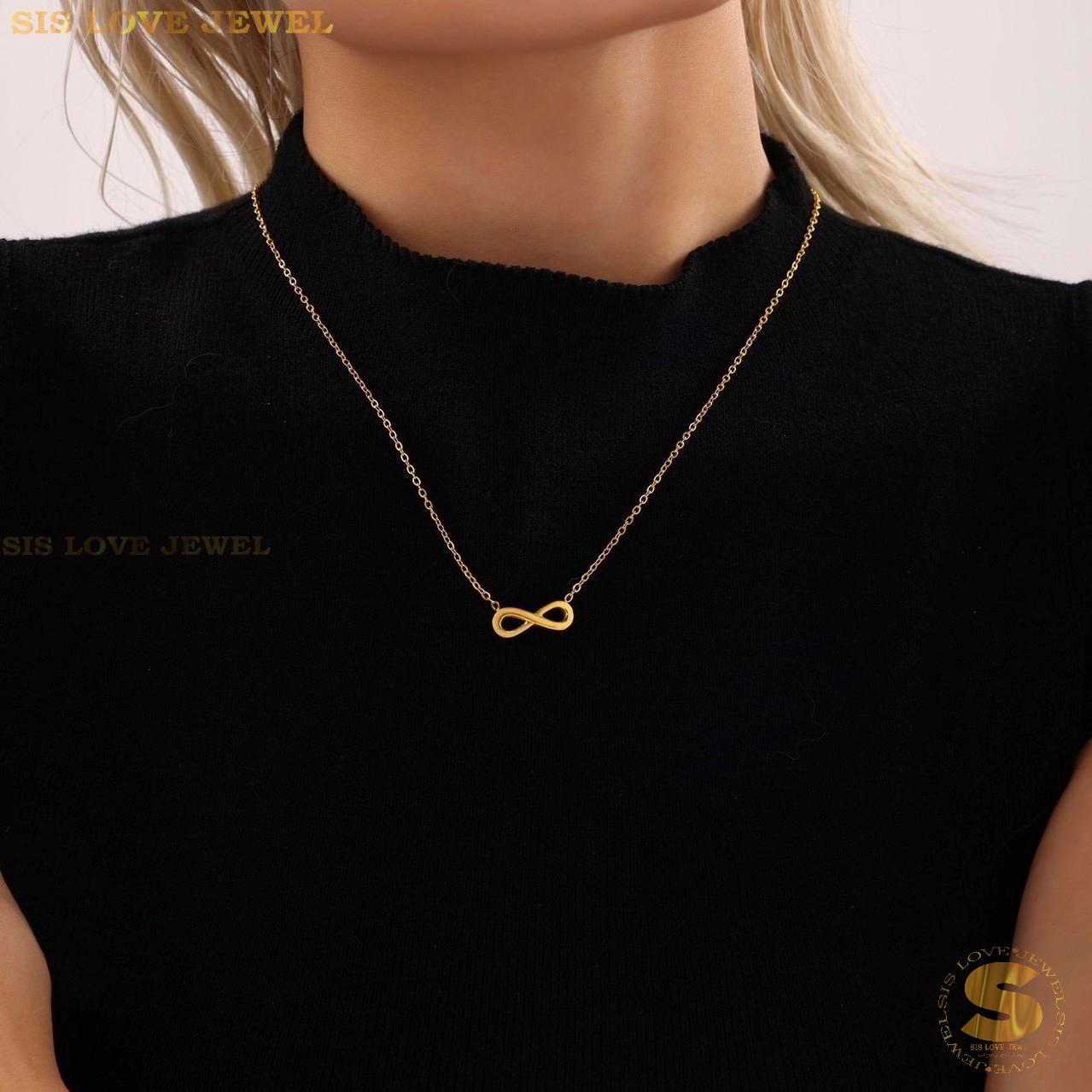 Gold Plated Infinite Necklace N140