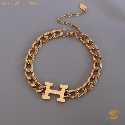 Lipan Chain Bracelet B053 Gold