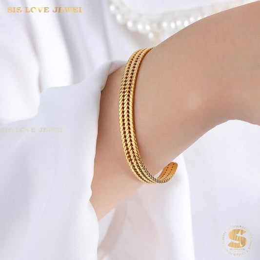 Adjustable Simple Bangle H081