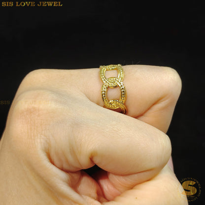 Figure-8 Adjustable Ring R076