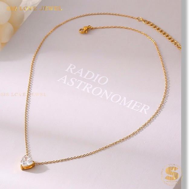 Zirconia Cherished Love Necklace N124