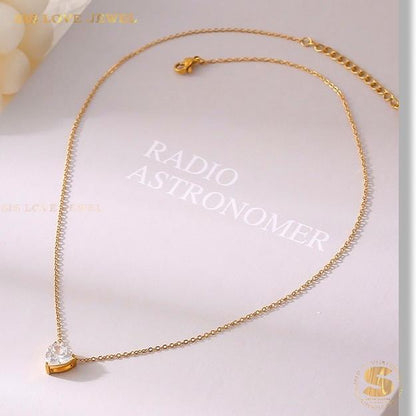 Zirconia Cherished Love Necklace N124