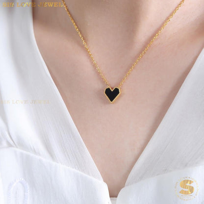 Gold Plated Love Pendant Necklace N029