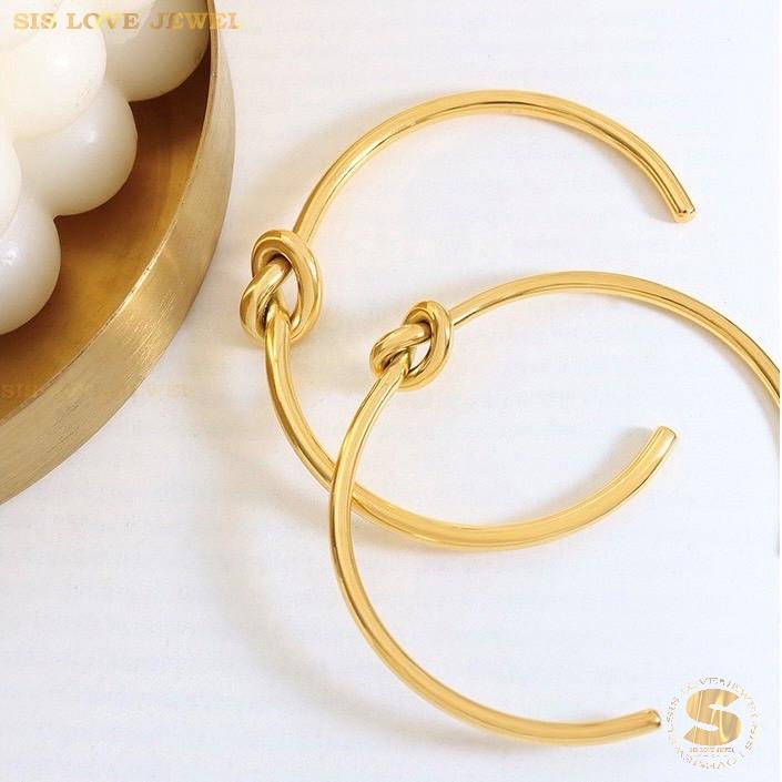 Forever Knot Bangle H003 Gold