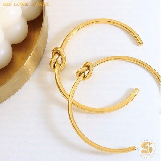 Forever Knot Bangle H003 Gold