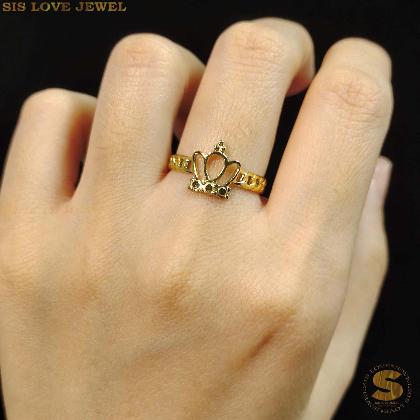 Royal Crown Adjustable Ring R083