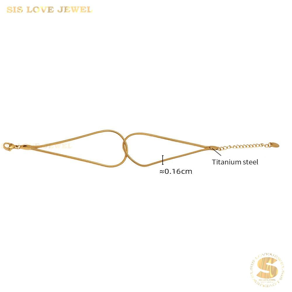 Knot Snake Bracelet B229