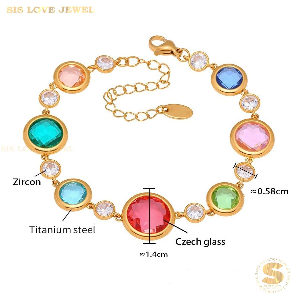 Crystal Tennis Bracelet B236
