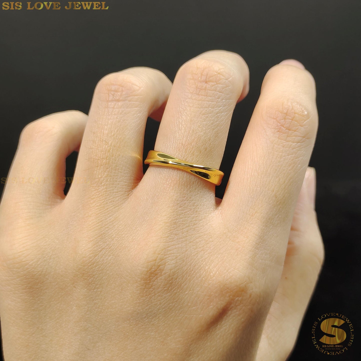 Love Inscribed Band Ring R054