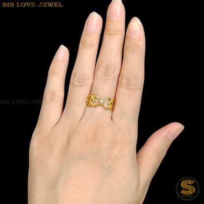 Hollow Love Adjustable Ring R106