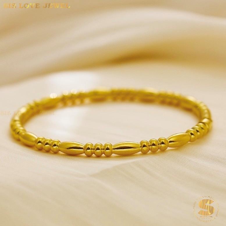 Simple Oval Bangle H095