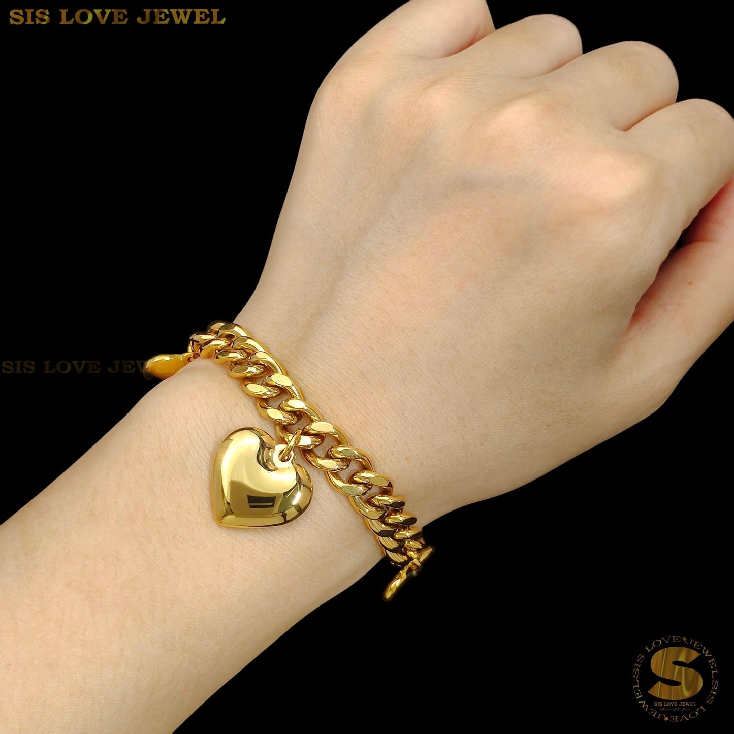 3 Love Pendant Bracelet B211