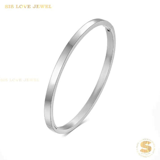 Forever Us Bangle H043 Silver