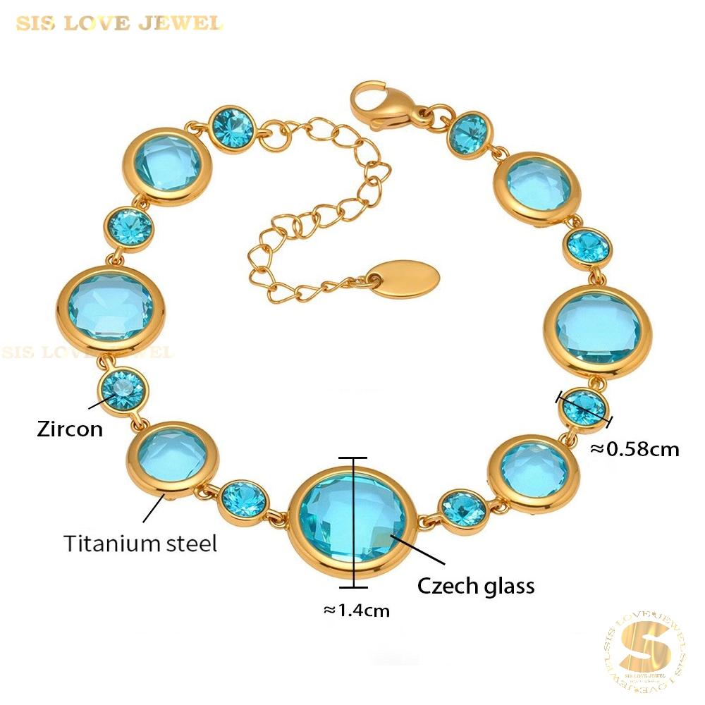Crystal Tennis Bracelet B236