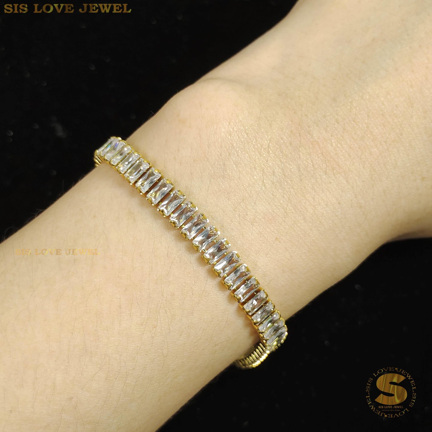 Full Zirconia Bracelet B039