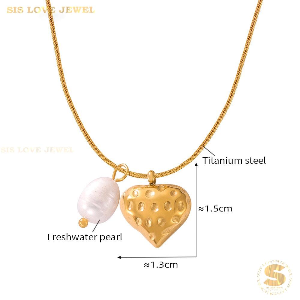 Strawberry Pearl Necklace N149