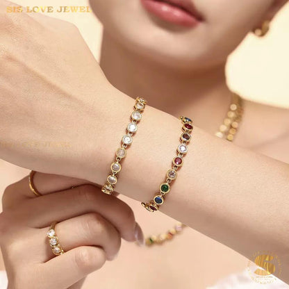 Zircon Tennis Bracelet B258