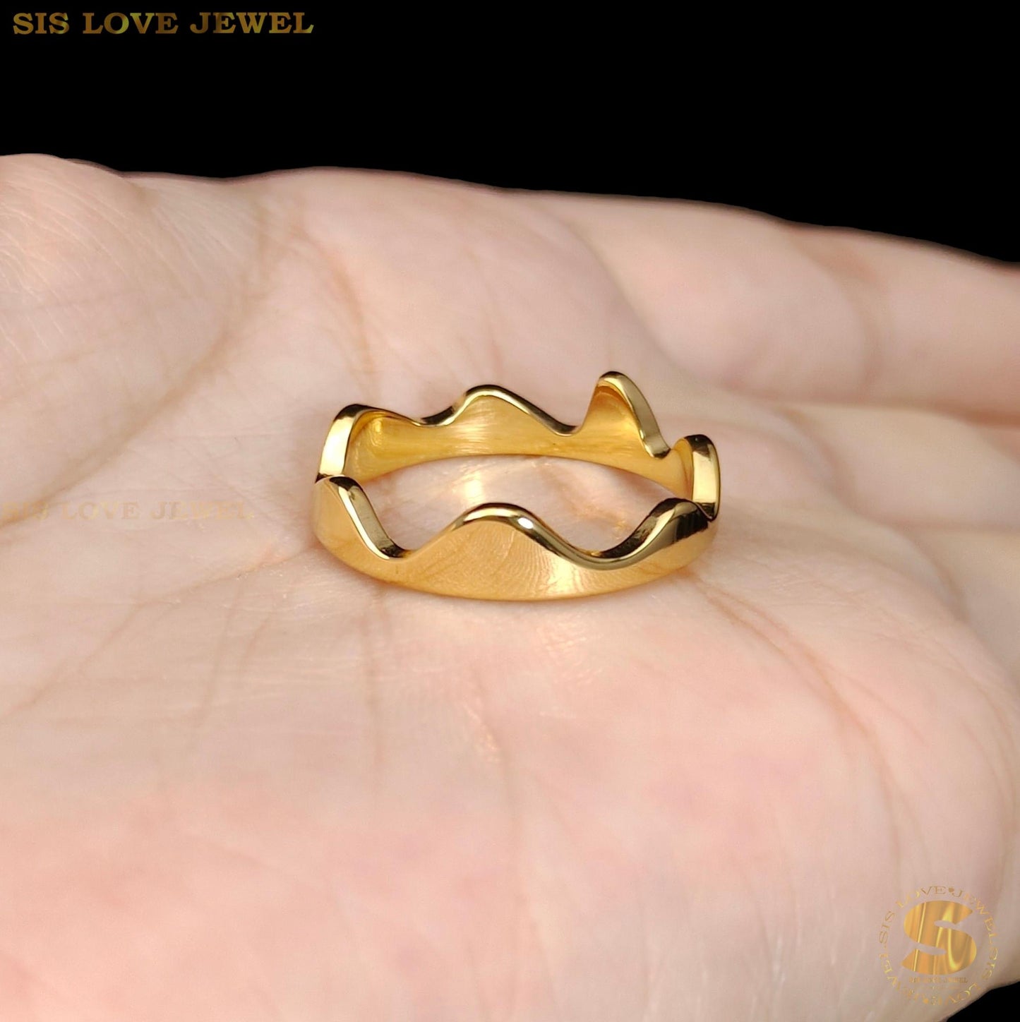 Crown Adjustable Ring  R122