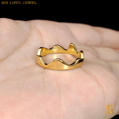 Crown Adjustable Ring  R122