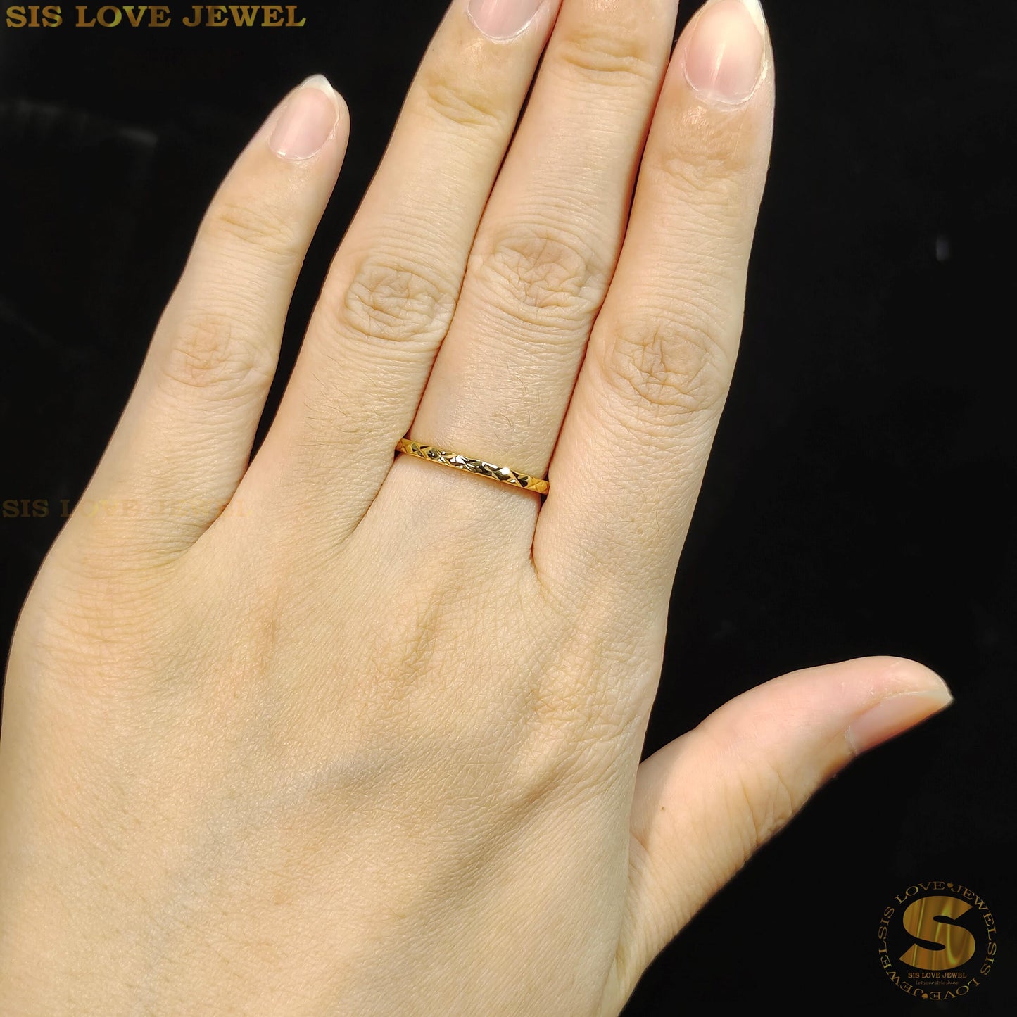 Chunky Gold Statement Ring R068