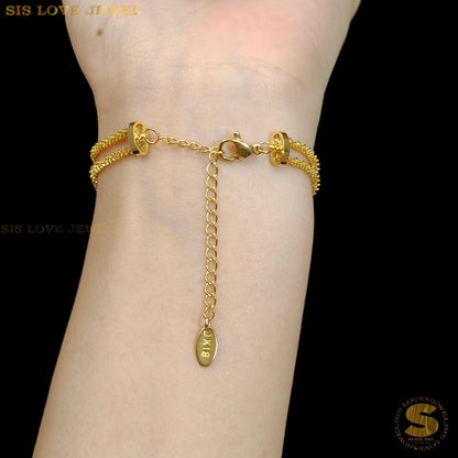 Cuban Link Chain Bracelet B091