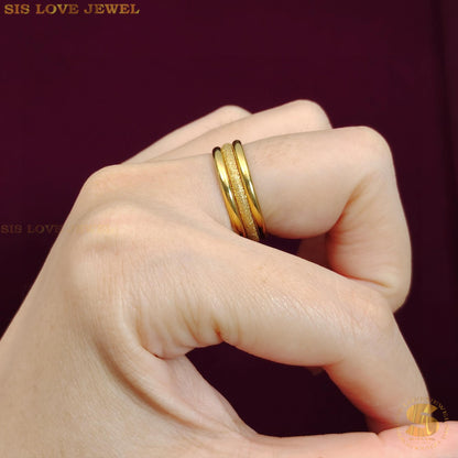 3-Layer Gold Plated Ring R003