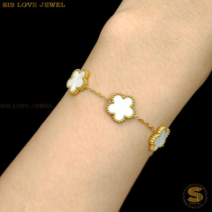 Flower Charm Bracelet B197