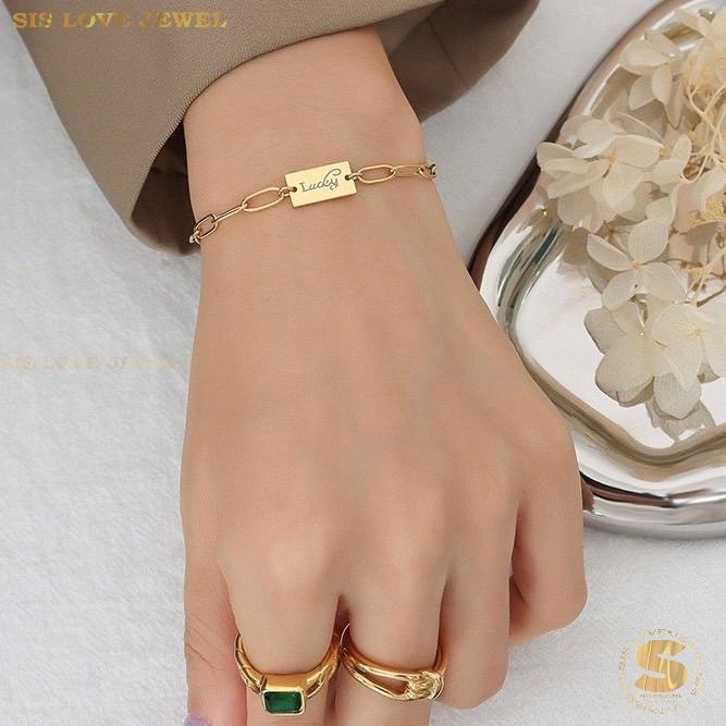 Lucky Paperclip Bracelet B128