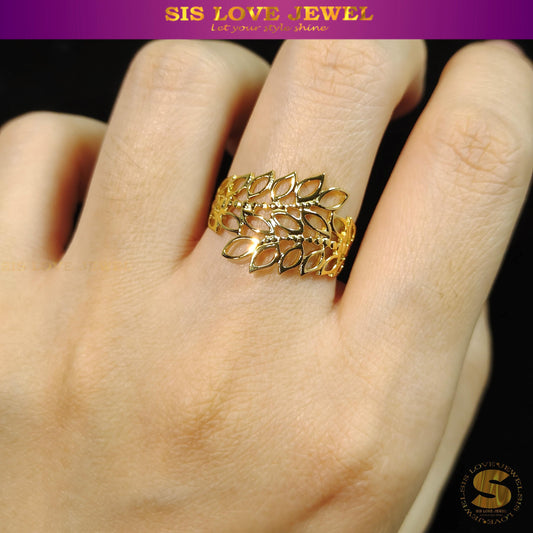 Adjustable Leaf Ring R077