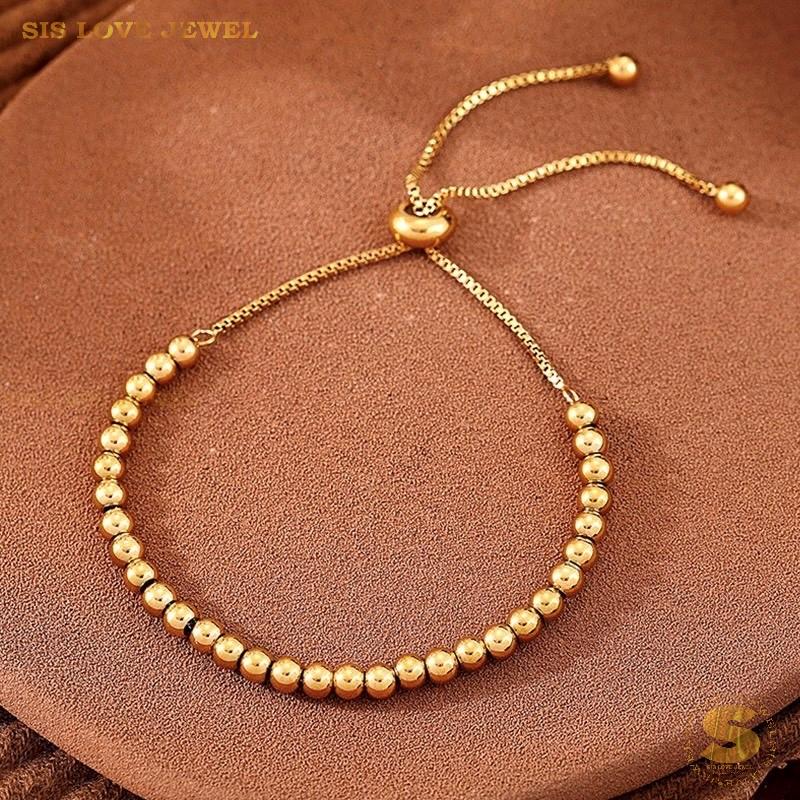 Adjustable Boba Bead Bracelet B215