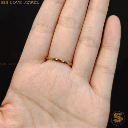 Luxe Sparkle Zirconia Band Ring R097