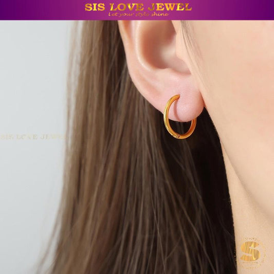 Classic Gold Hoop Earrings