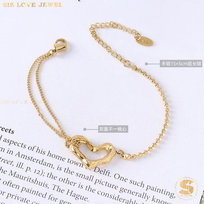 Love Mini Boba Chain Bracelet B170