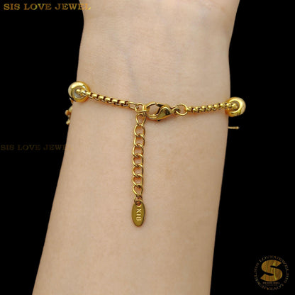 Love Sea Star Charm Bracelet B164