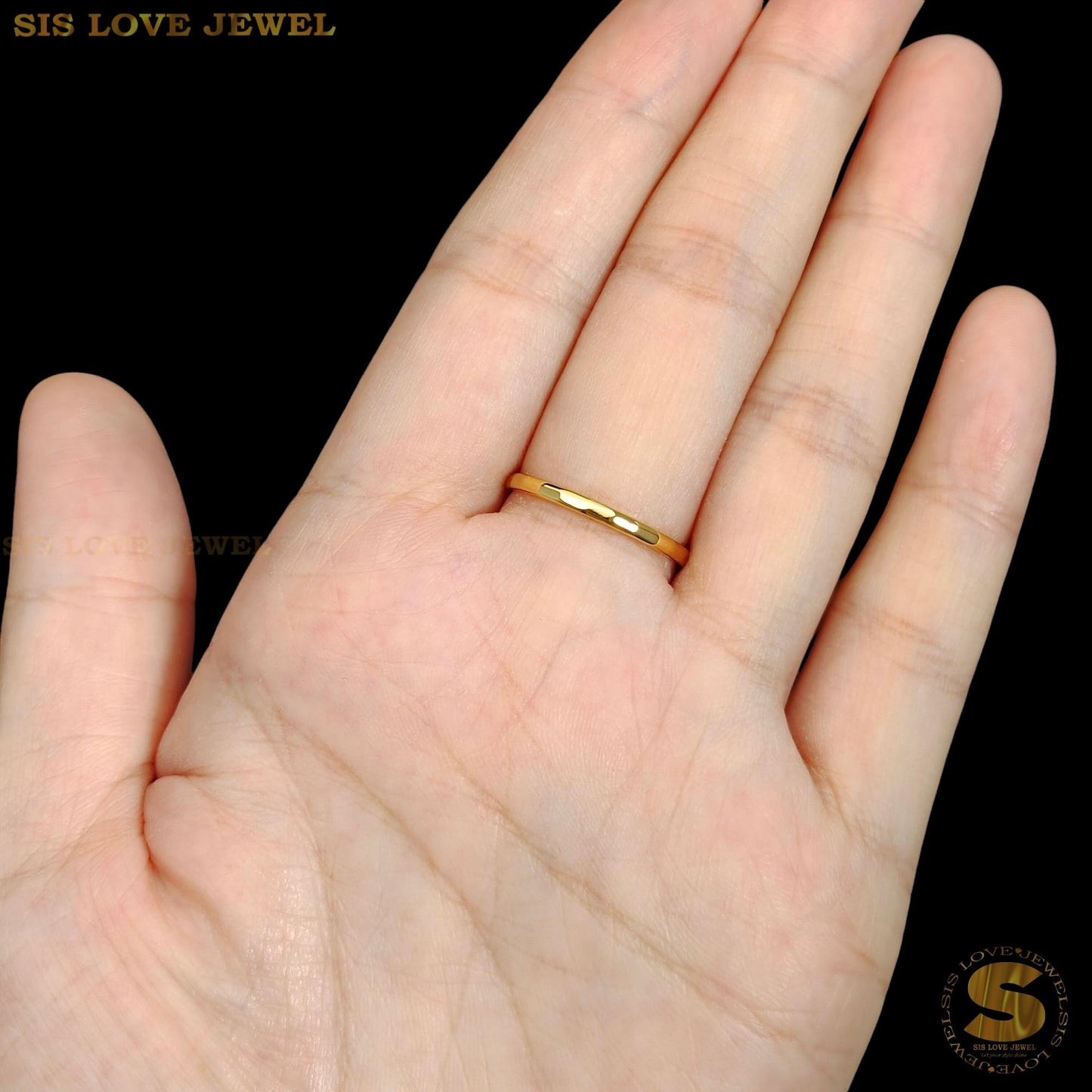 Simple Plain Ring R108