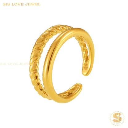 Radiant Touch Duo Adjustable Ring R130