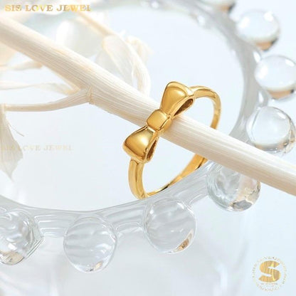 Lovely Ribbon Ring R074