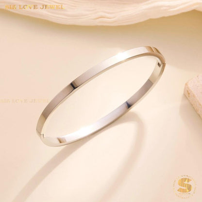 Forever Us Bangle H043 Silver