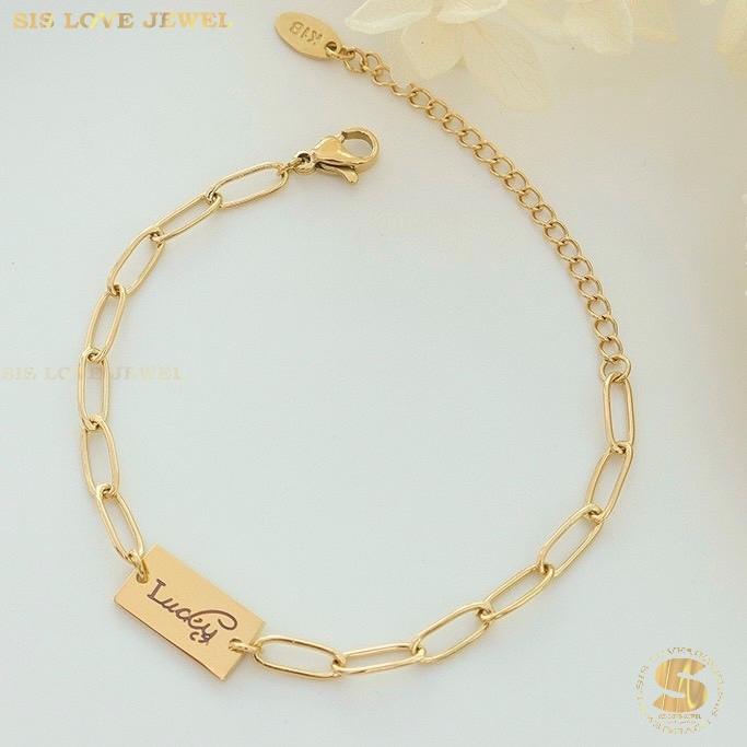 Lucky Paperclip Bracelet B128