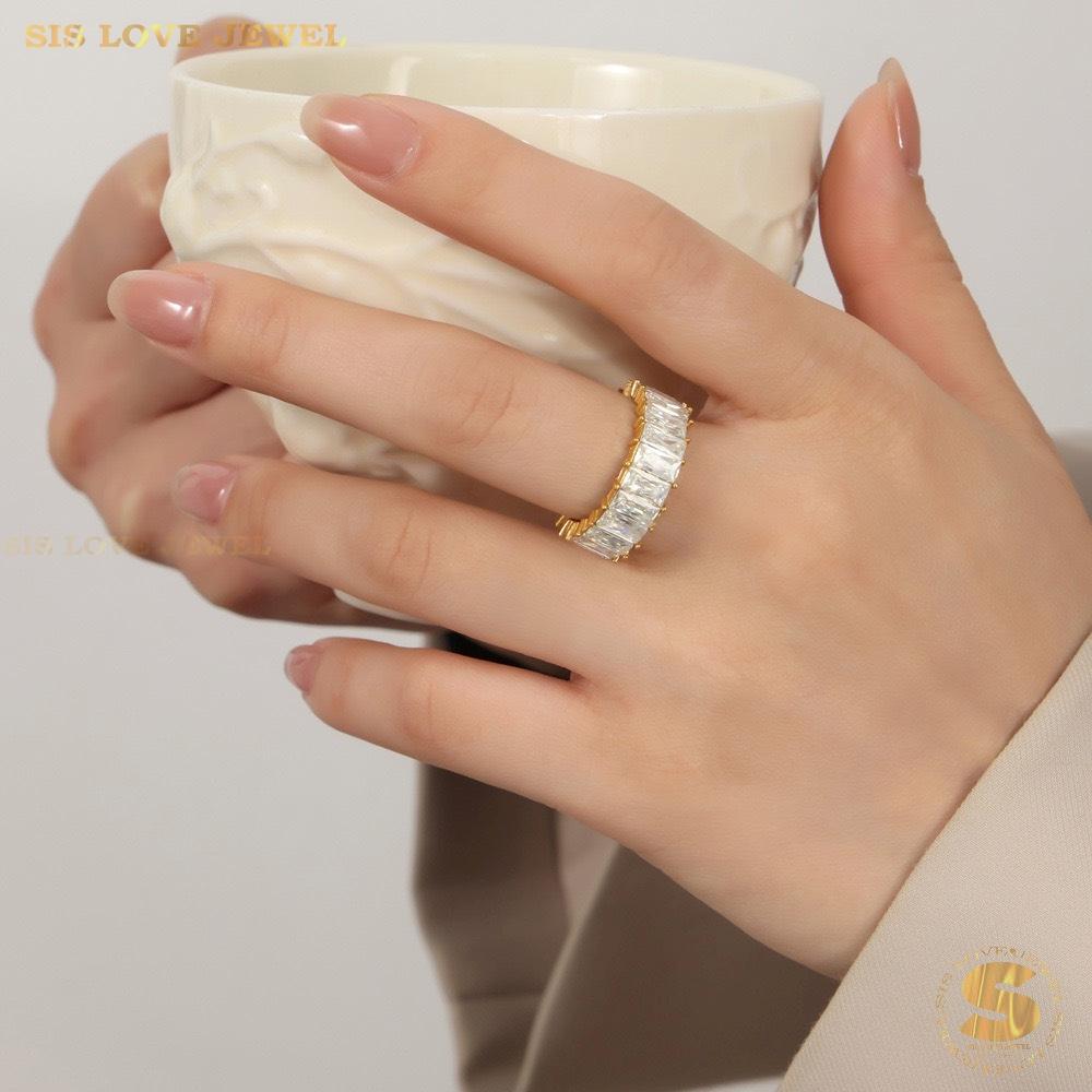 Full Cubic Zirconia Ring R088